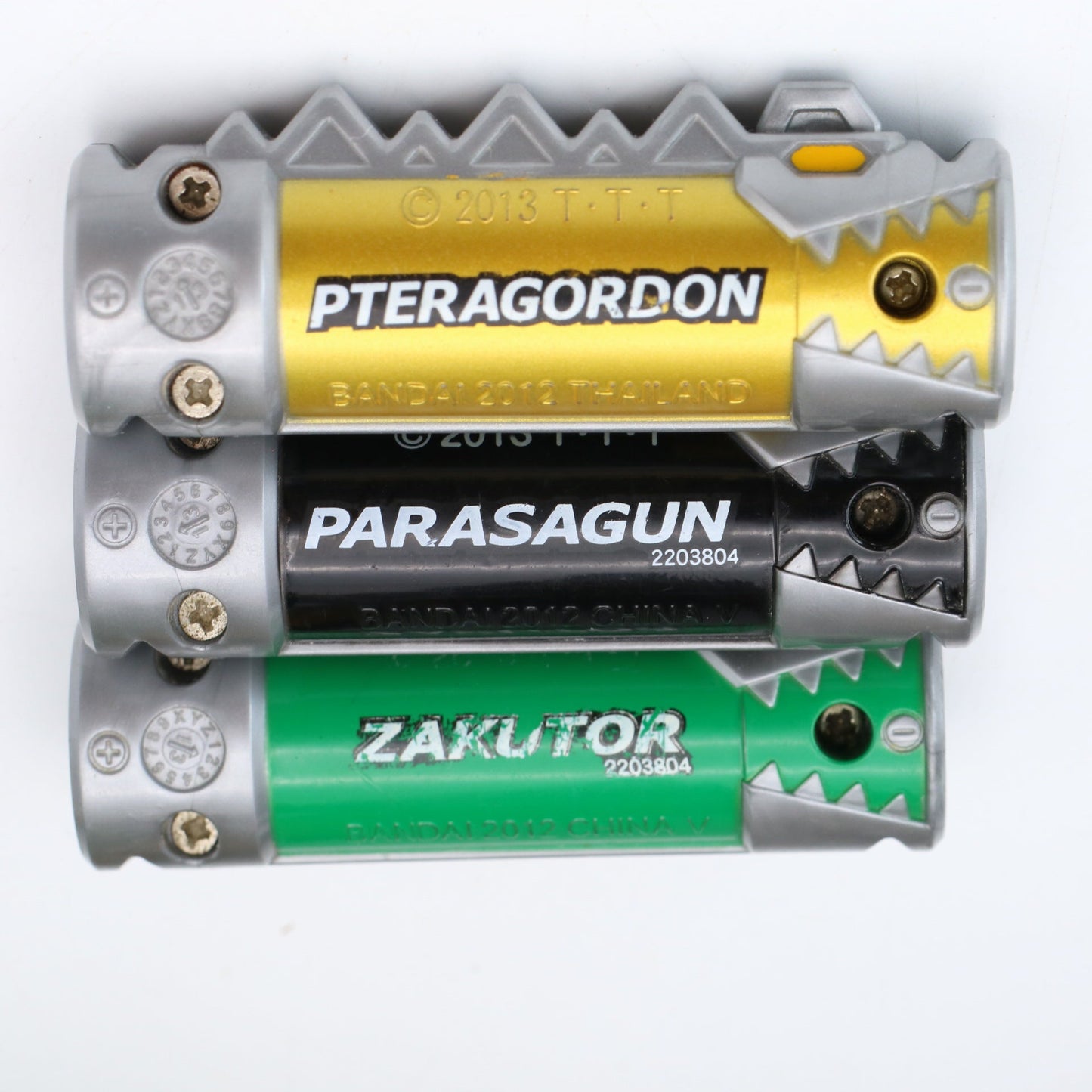Ptera Charger Megazord, Para Zord & Raptor Zord Set/Power Rangers Dino Charge - Pteraiden-Oh, Parasagun & Zakutor/Kyoryuger