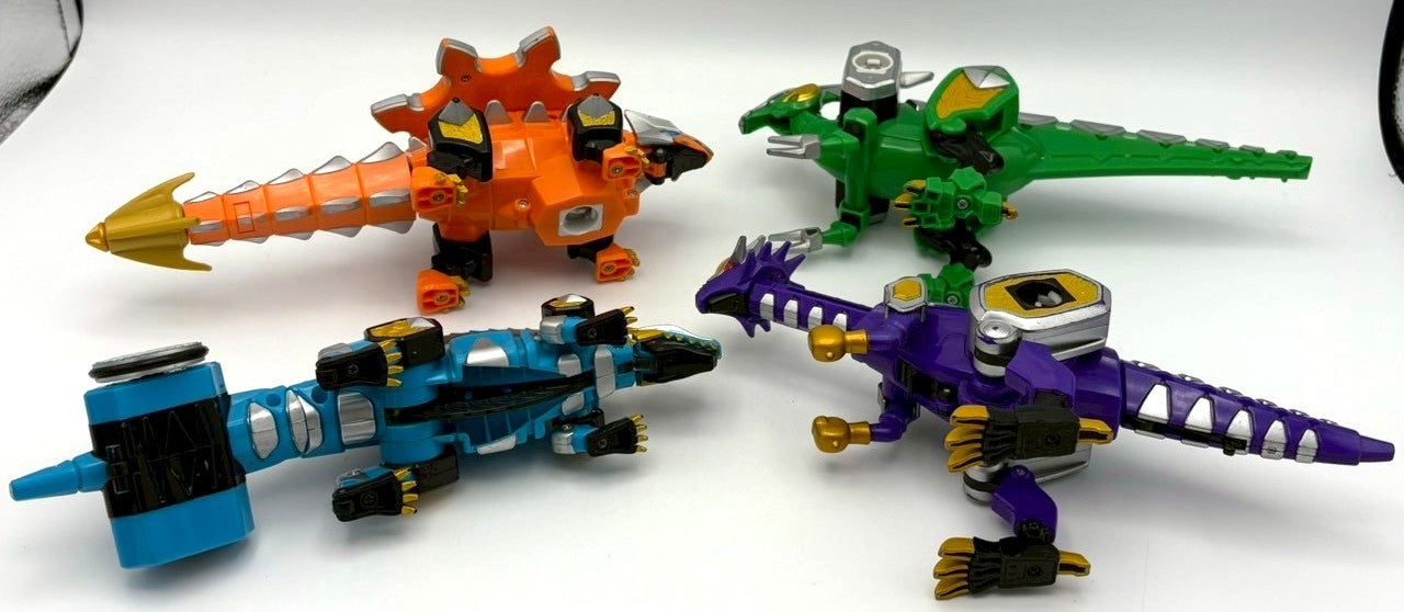 Dimetro,Parasaur,Ankylo,Cephala Zord/Power rangers Dino Thunder