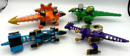 Dimetro,Parasaur,Ankylo,Cephala Zord/Power rangers Dino Thunder