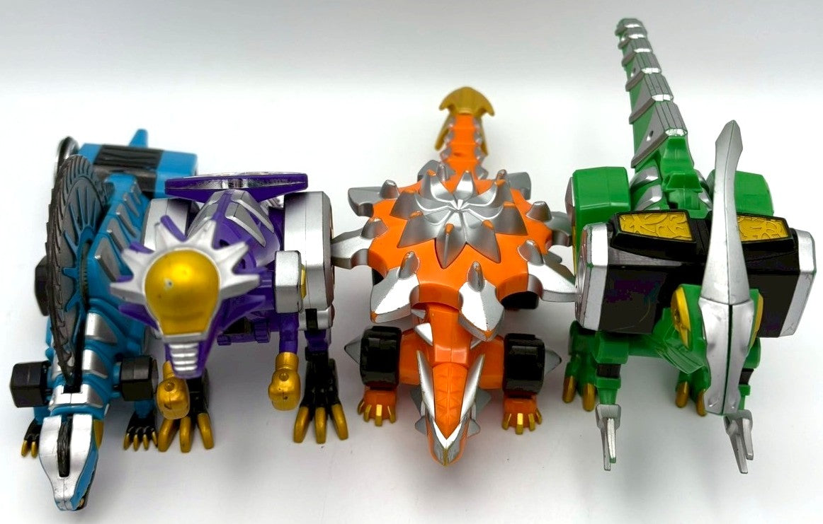 Dimetro,Parasaur,Ankylo,Cephala Zord/Power rangers Dino Thunder