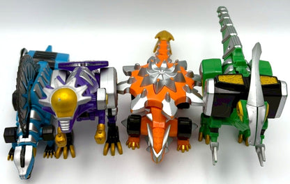 Dimetro,Parasaur,Ankylo,Cephala Zord/Power rangers Dino Thunder