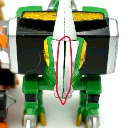 Dimetro,Parasaur,Ankylo,Cephala Zord/Power rangers Dino Thunder