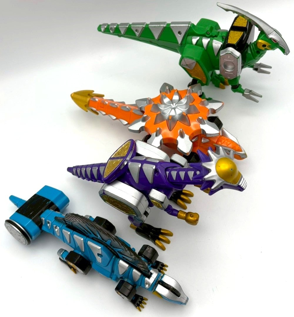 Dimetro,Parasaur,Ankylo,Cephala Zord/Power rangers Dino Thunder
