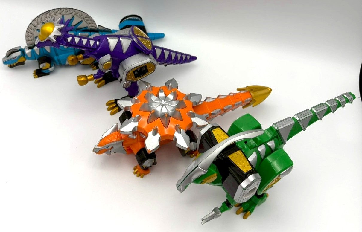Dimetro,Parasaur,Ankylo,Cephala Zord/Power rangers Dino Thunder