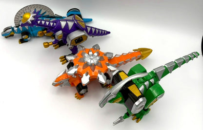 Dimetro,Parasaur,Ankylo,Cephala Zord/Power rangers Dino Thunder