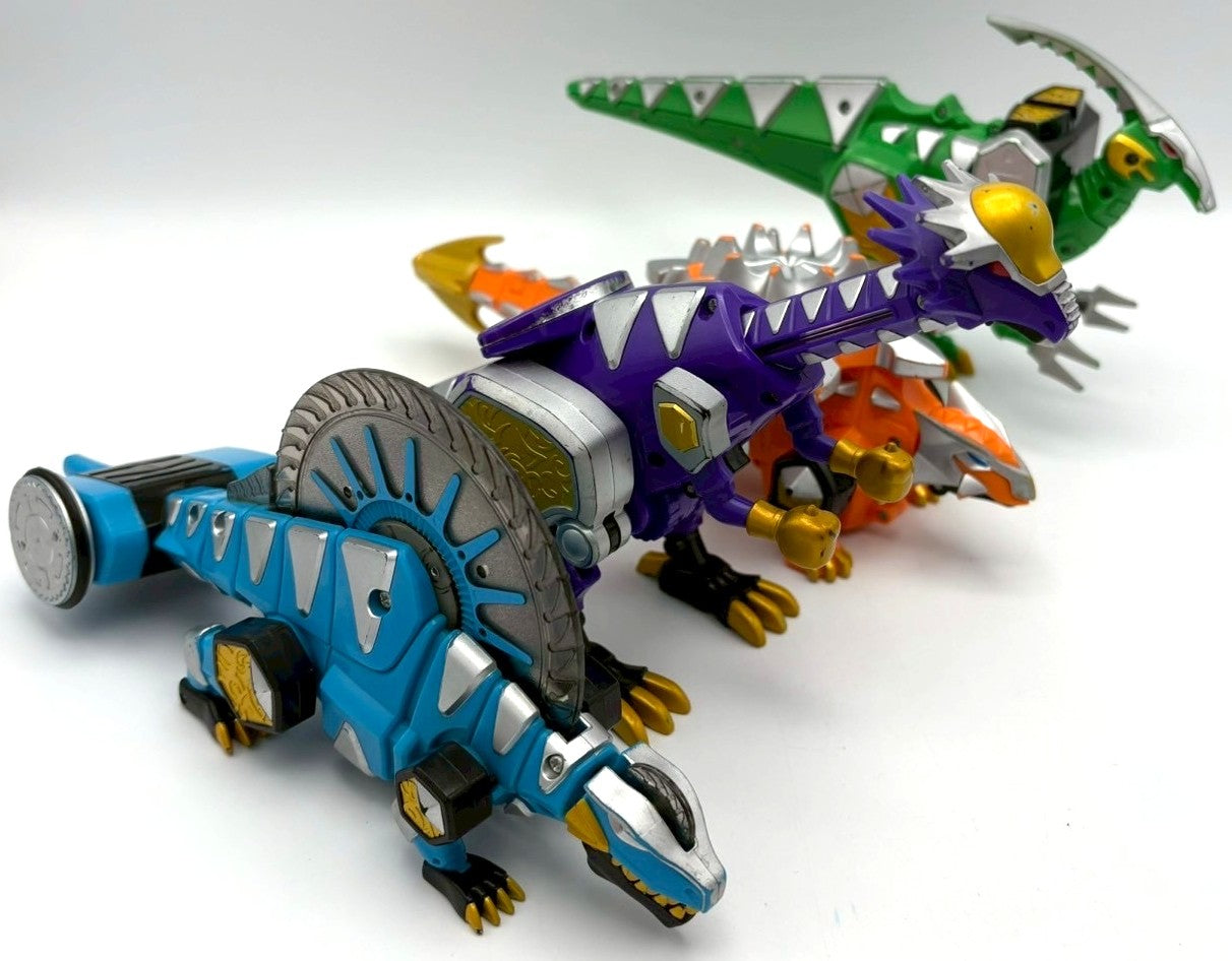 Dimetro,Parasaur,Ankylo,Cephala Zord/Power rangers Dino Thunder