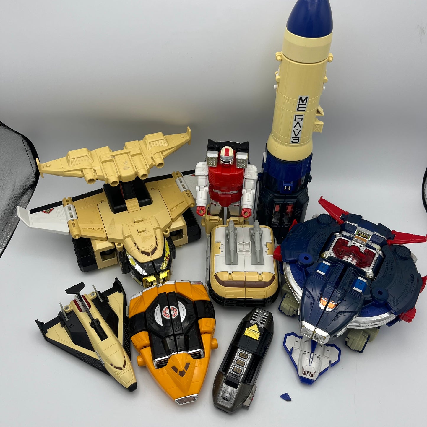 Astro Megazord,Mega Voyager,Mega Winger set/Power rangers In Space