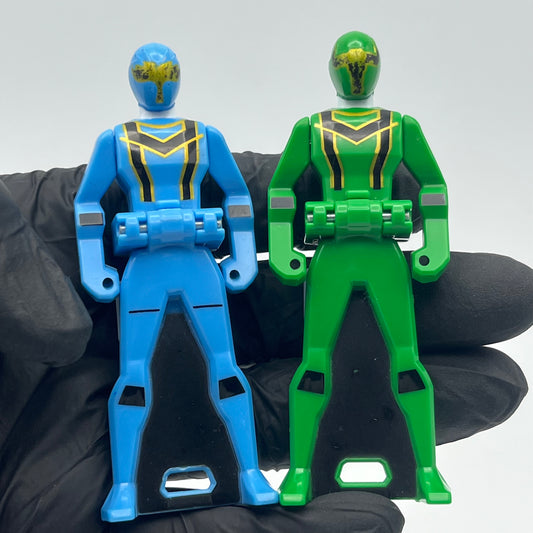 Ranger key Green,Blue ranger set/Power rangers Super Mega Force