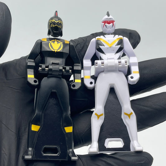 Ranger key Dino Thunder Black,White ranger set/Power rangers Super Mega Force