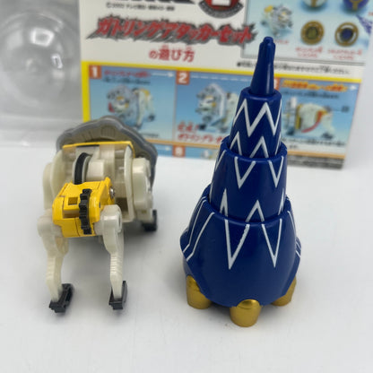 Lion Laser,Squid Drill zord with Box/Power rangers Ninja Storm