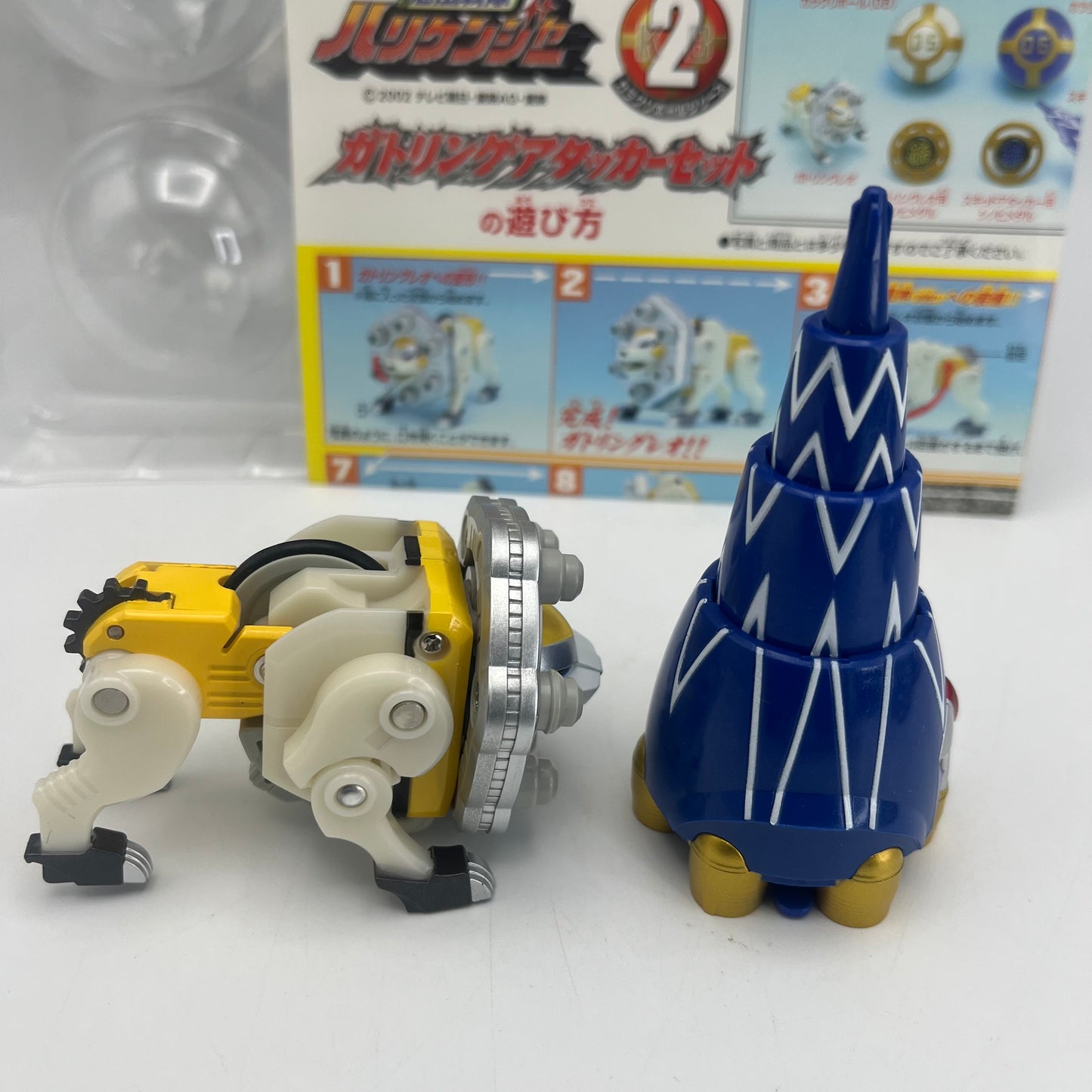 Lion Laser,Squid Drill zord with Box/Power rangers Ninja Storm