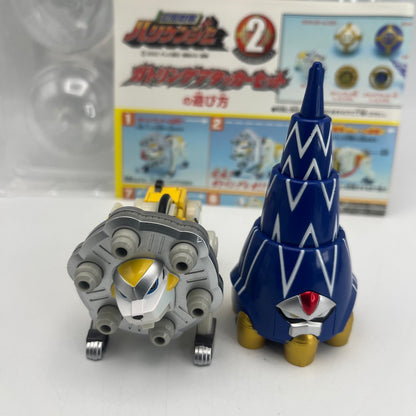 Lion Laser,Squid Drill zord with Box/Power rangers Ninja Storm