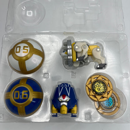 Lion Laser,Squid Drill zord with Box/Power rangers Ninja Storm