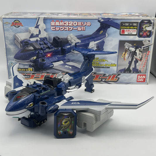 Whale Jumbo Plane zord with Box/Power rangers RPM