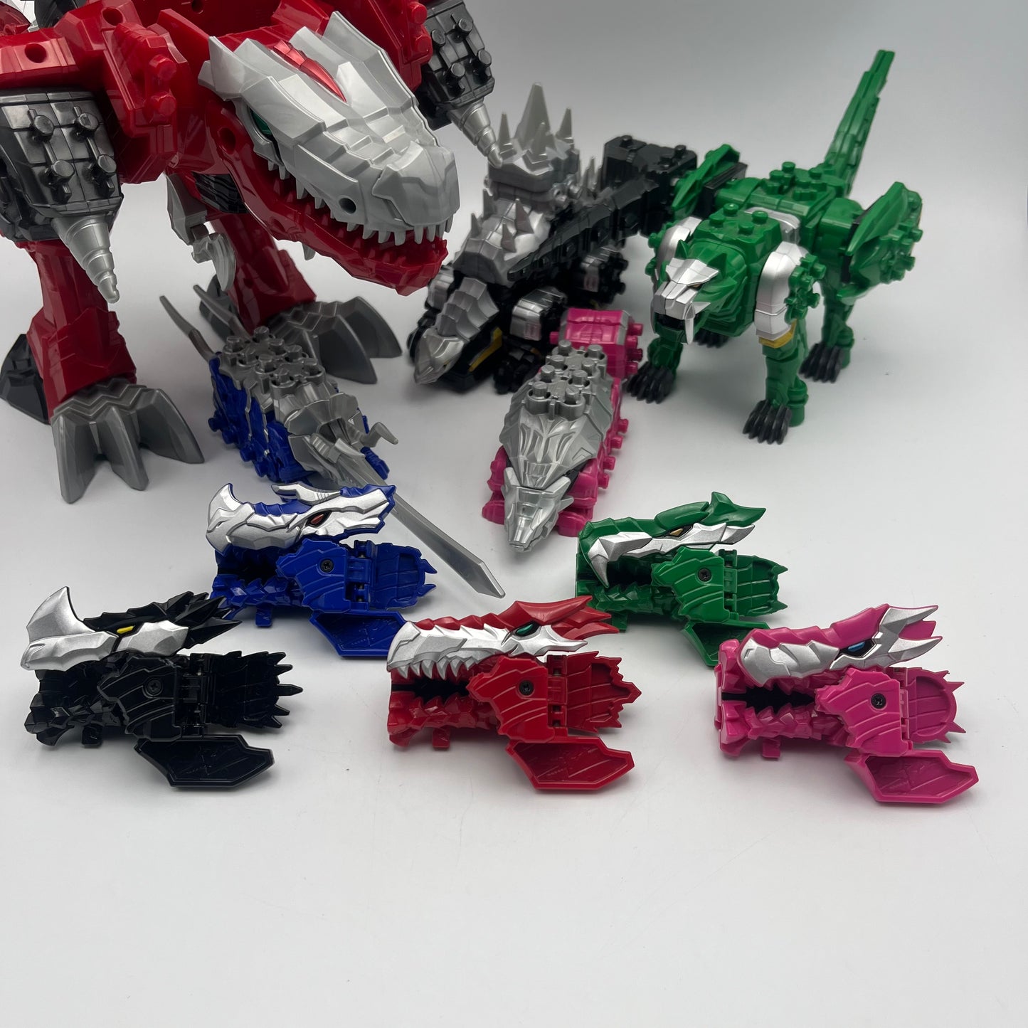 Dino Fury Megazord,Pachygaroo Zord,Key set/Power rangers Dino Fury