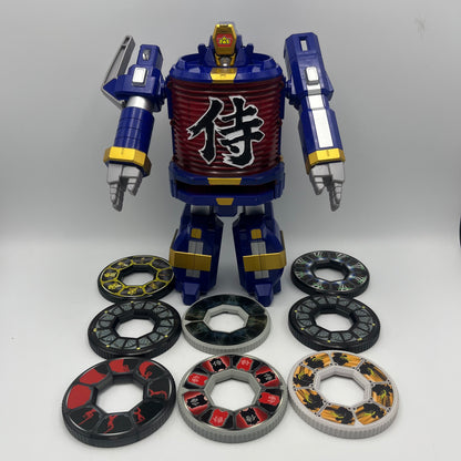 Light zord,Disk 8p set with Box/Power rangers SAMURAI