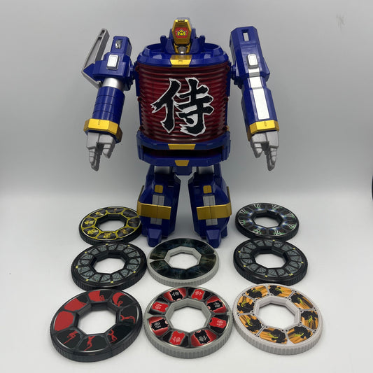 Light zord,Disk 8p set with Box/Power rangers SAMURAI