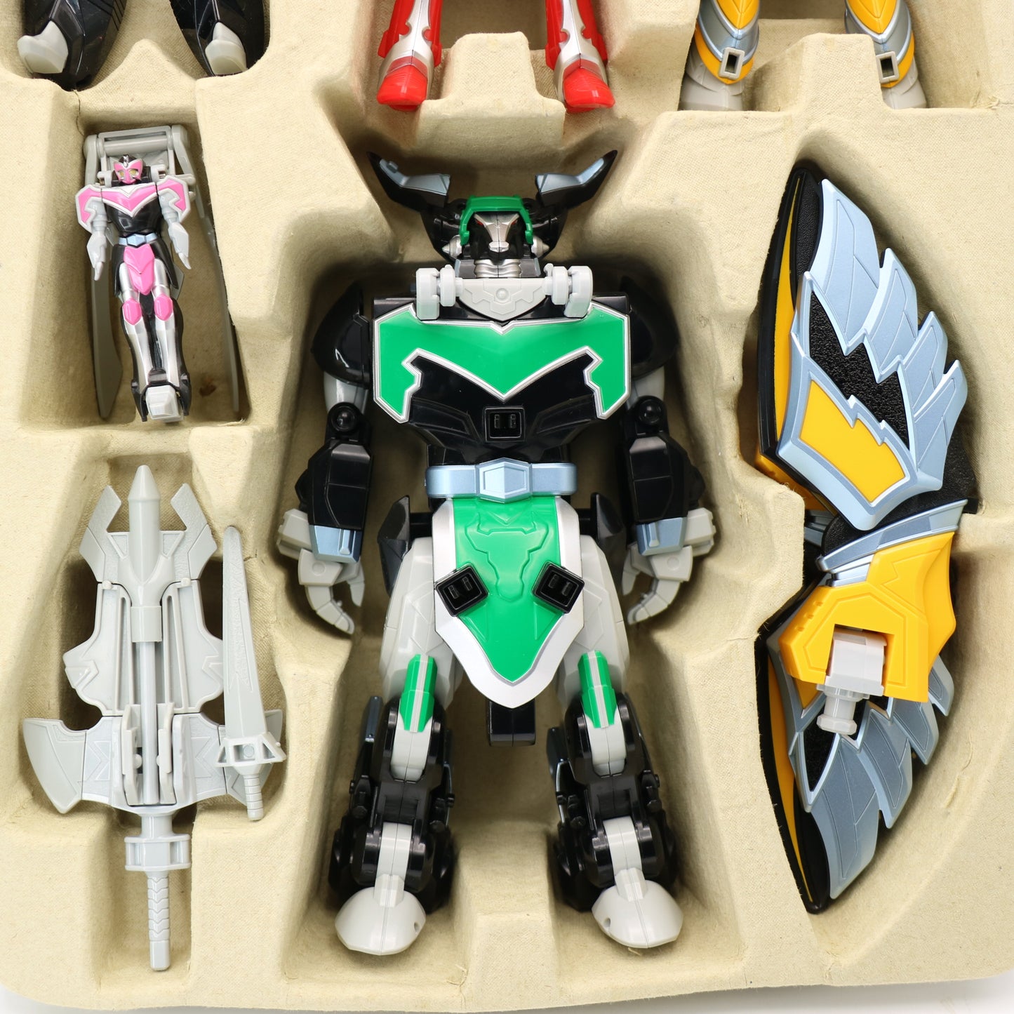 Titan Megazord Complete Set/Power Rangers Mystic Force - Magiking/Magiranger
