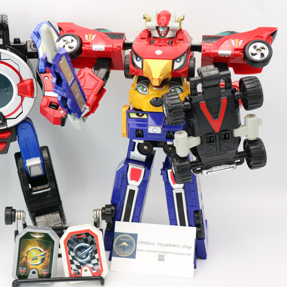High Octane Megazord,Road-Attack Zord set/Power rangers RPM-EngineOh G3,Goroder GT set/Engine Sentai Go-Onger