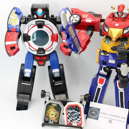 High Octane Megazord,Road-Attack Zord set/Power rangers RPM-EngineOh G3,Goroder GT set/Engine Sentai Go-Onger