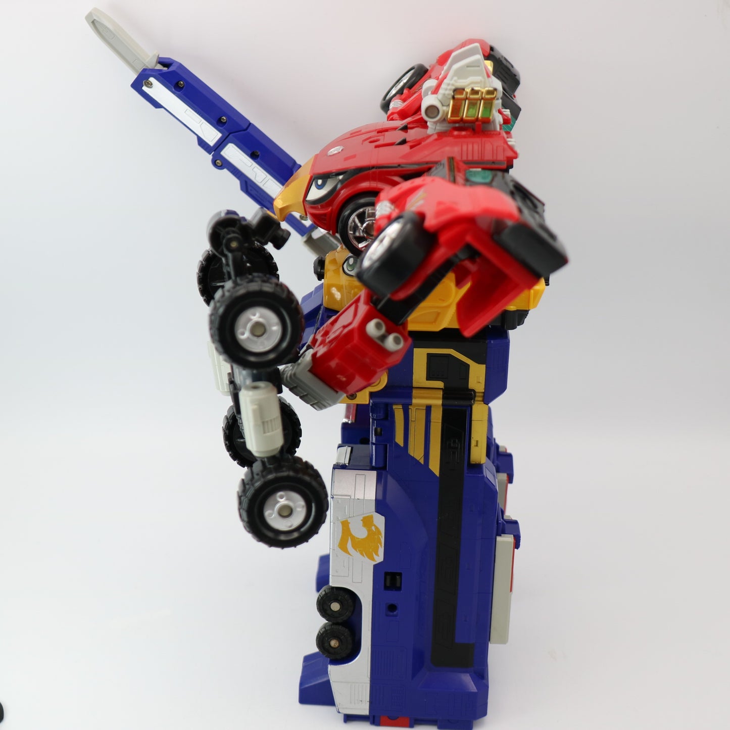 High Octane Megazord,Road-Attack Zord set/Power rangers RPM-EngineOh G3,Goroder GT set/Engine Sentai Go-Onger