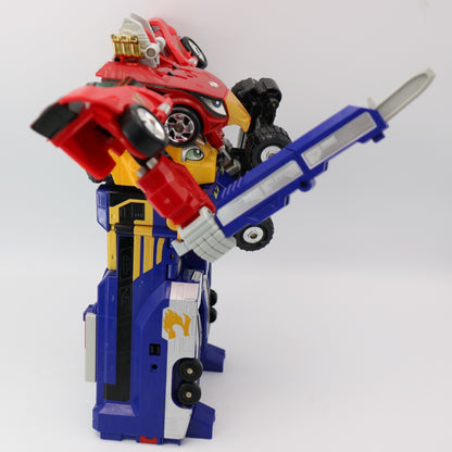 High Octane Megazord,Road-Attack Zord set/Power rangers RPM-EngineOh G3,Goroder GT set/Engine Sentai Go-Onger