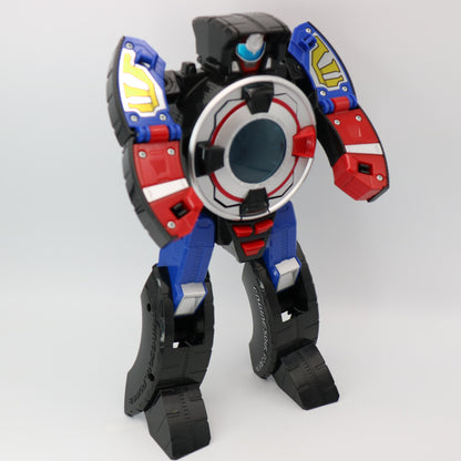 High Octane Megazord,Road-Attack Zord set/Power rangers RPM-EngineOh G3,Goroder GT set/Engine Sentai Go-Onger