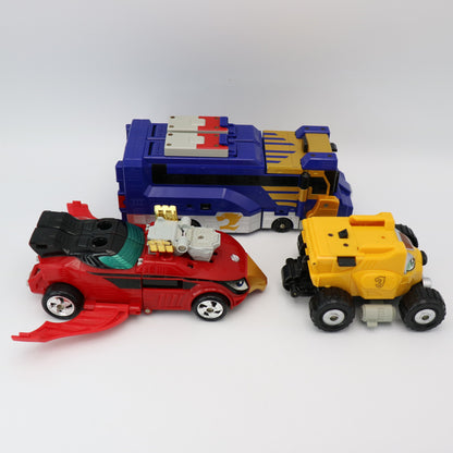 High Octane Megazord,Road-Attack Zord set/Power rangers RPM-EngineOh G3,Goroder GT set/Engine Sentai Go-Onger