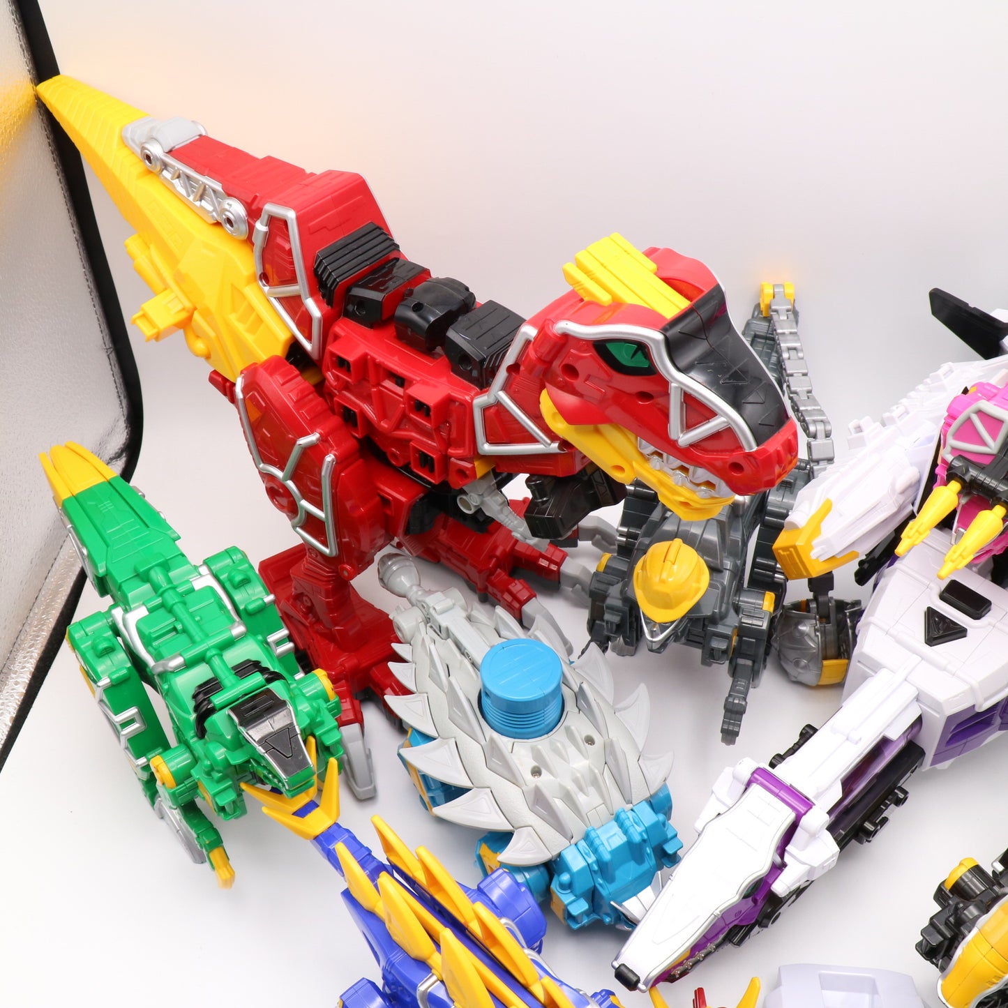 Dino Charge Megazord,Plesio Charge Megazord, Pachy,Para,Raptor,Ankylo Zord set/Power Rangers Dino Charge