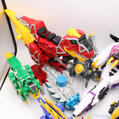 Dino Charge Megazord,Plesio Charge Megazord, Pachy,Para,Raptor,Ankylo Zord set/Power Rangers Dino Charge