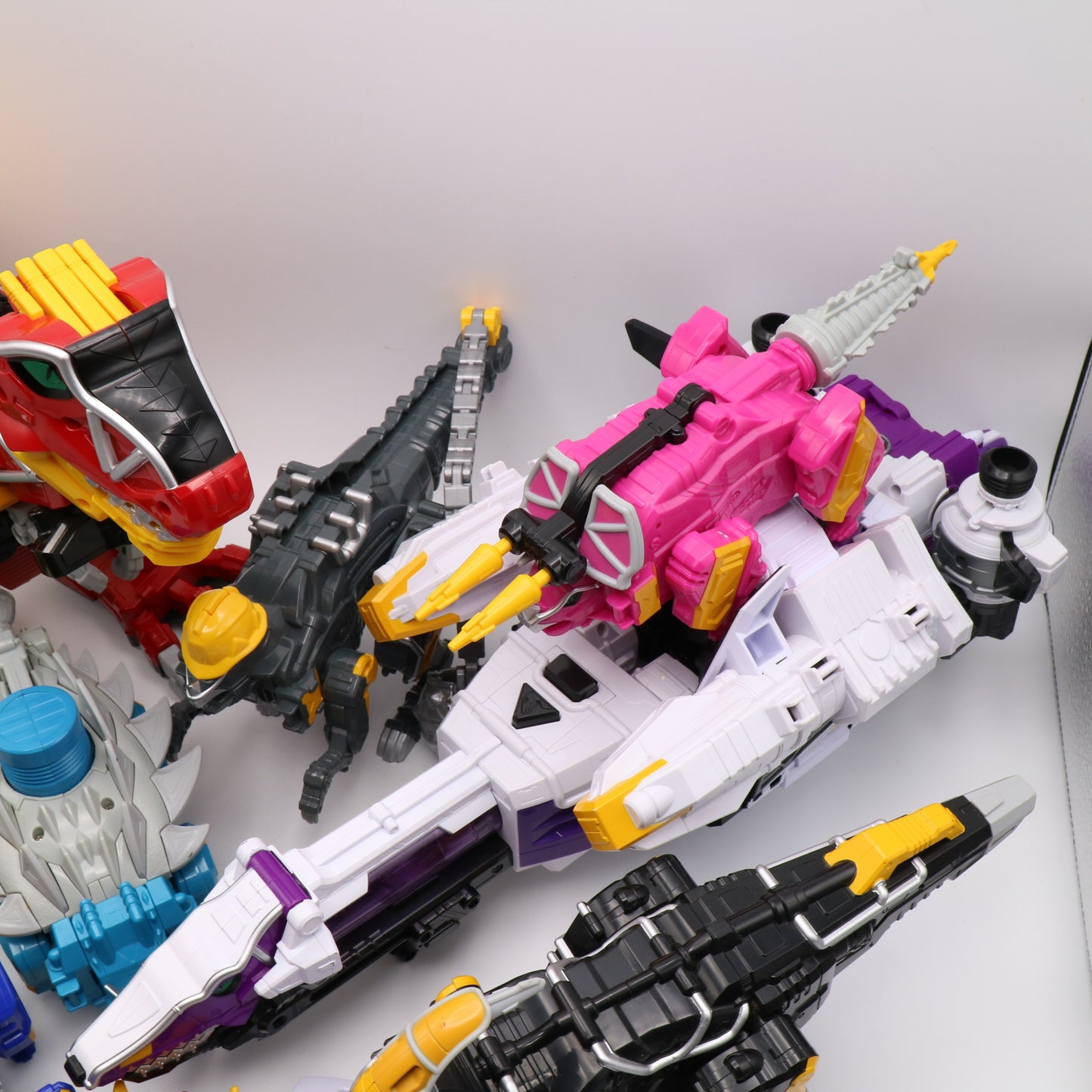 Dino Charge Megazord,Plesio Charge Megazord, Pachy,Para,Raptor,Ankylo Zord set/Power Rangers Dino Charge