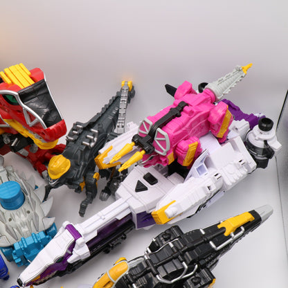 Dino Charge Megazord,Plesio Charge Megazord, Pachy,Para,Raptor,Ankylo Zord set/Power Rangers Dino Charge