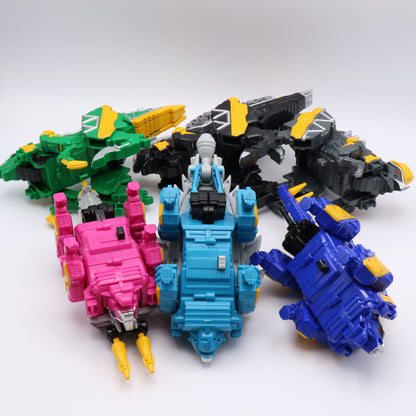 Dino Charge Megazord,Plesio Charge Megazord, Pachy,Para,Raptor,Ankylo Zord set/Power Rangers Dino Charge
