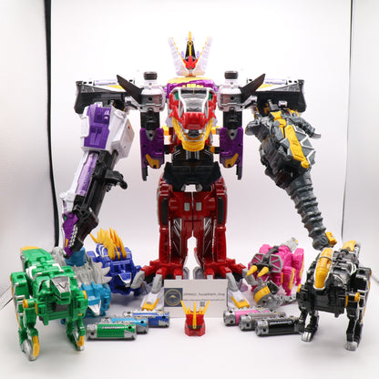Dino Charge Megazord,Plesio Charge Megazord, Pachy,Para,Raptor,Ankylo Zord set/Power Rangers Dino Charge