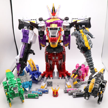 Dino Charge Megazord,Plesio Charge Megazord, Pachy,Para,Raptor,Ankylo Zord set/Power Rangers Dino Charge