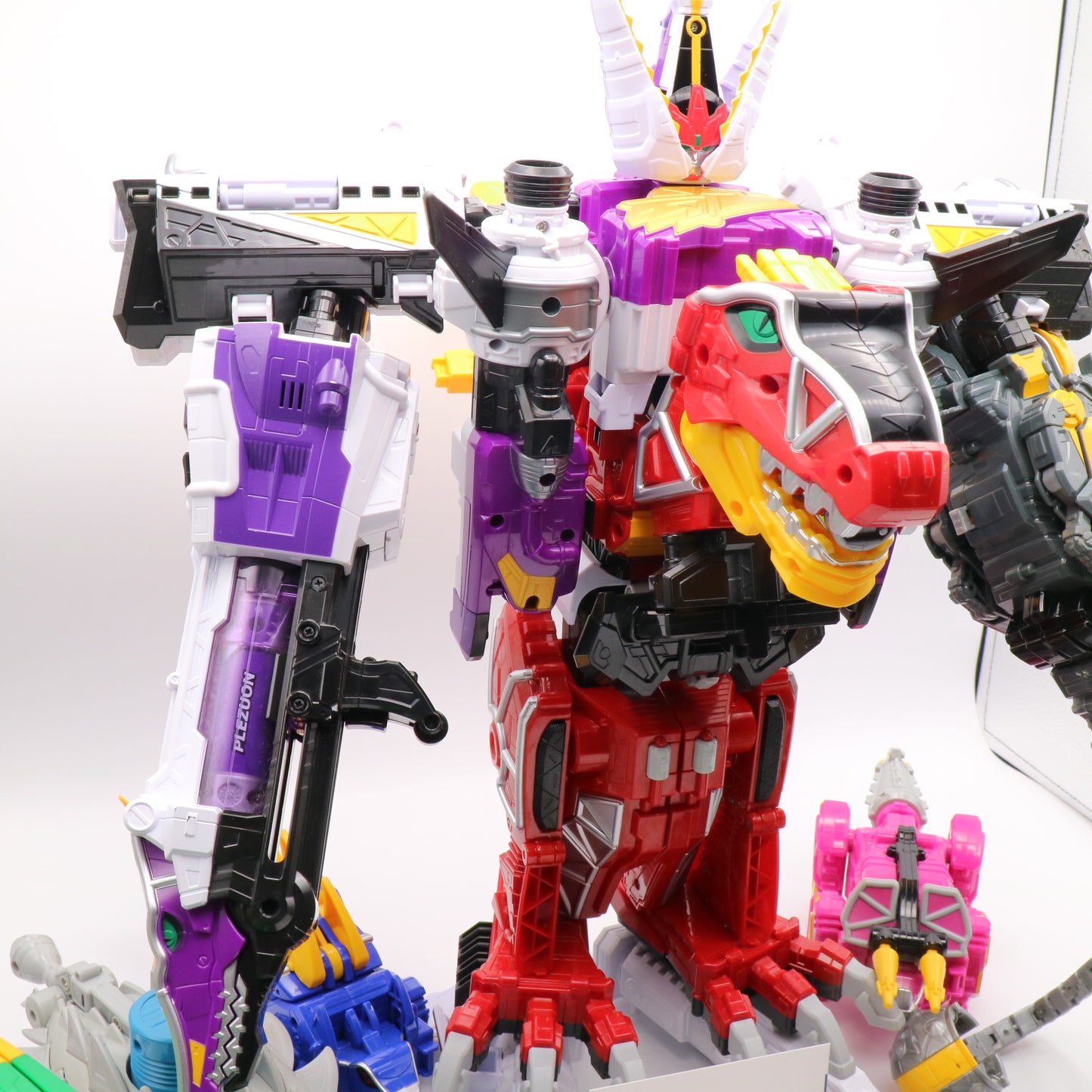 Dino Charge Megazord,Plesio Charge Megazord, Pachy,Para,Raptor,Ankylo Zord set/Power Rangers Dino Charge