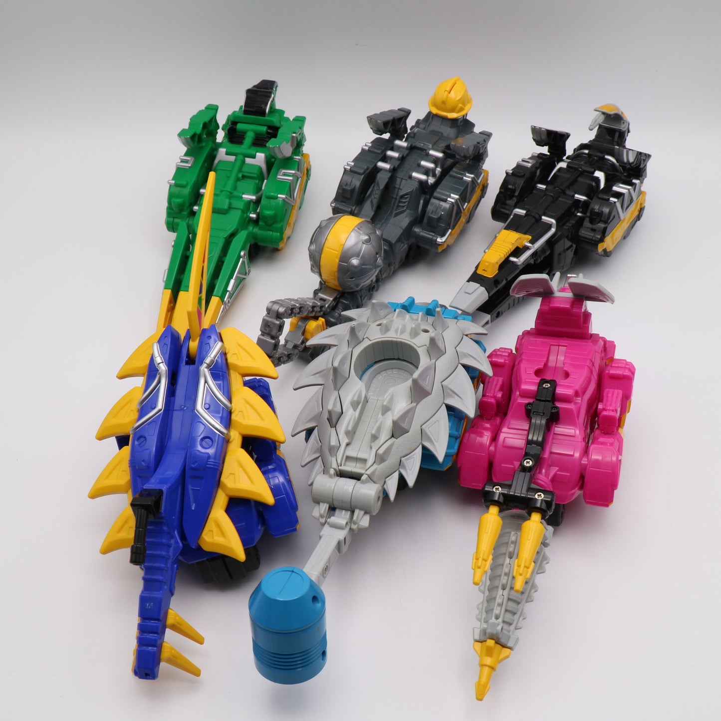 Dino Charge Megazord,Plesio Charge Megazord, Pachy,Para,Raptor,Ankylo Zord set/Power Rangers Dino Charge