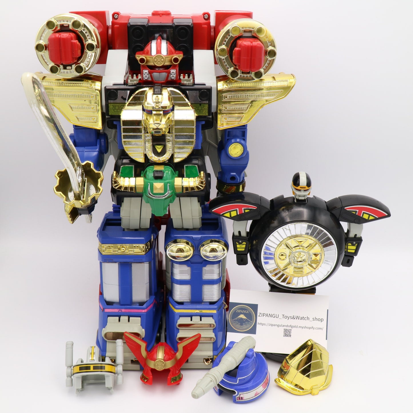 Zeo Mega Battlezord & Warrior Wheel Set/Power Rangers Zeo - Buster Ohranger Robo & Tackle Boy/Ohranger