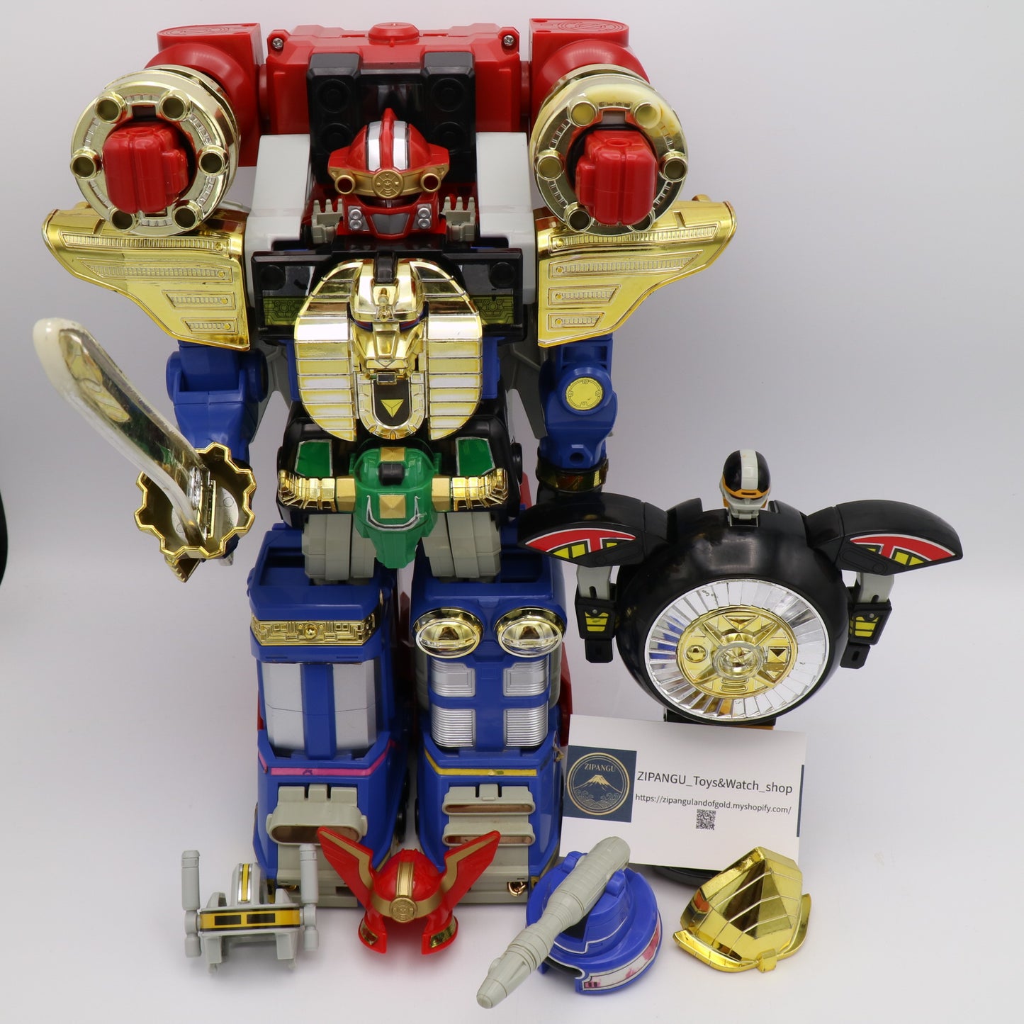 Zeo Mega Battlezord & Warrior Wheel Set/Power Rangers Zeo - Buster Ohranger Robo & Tackle Boy/Ohranger