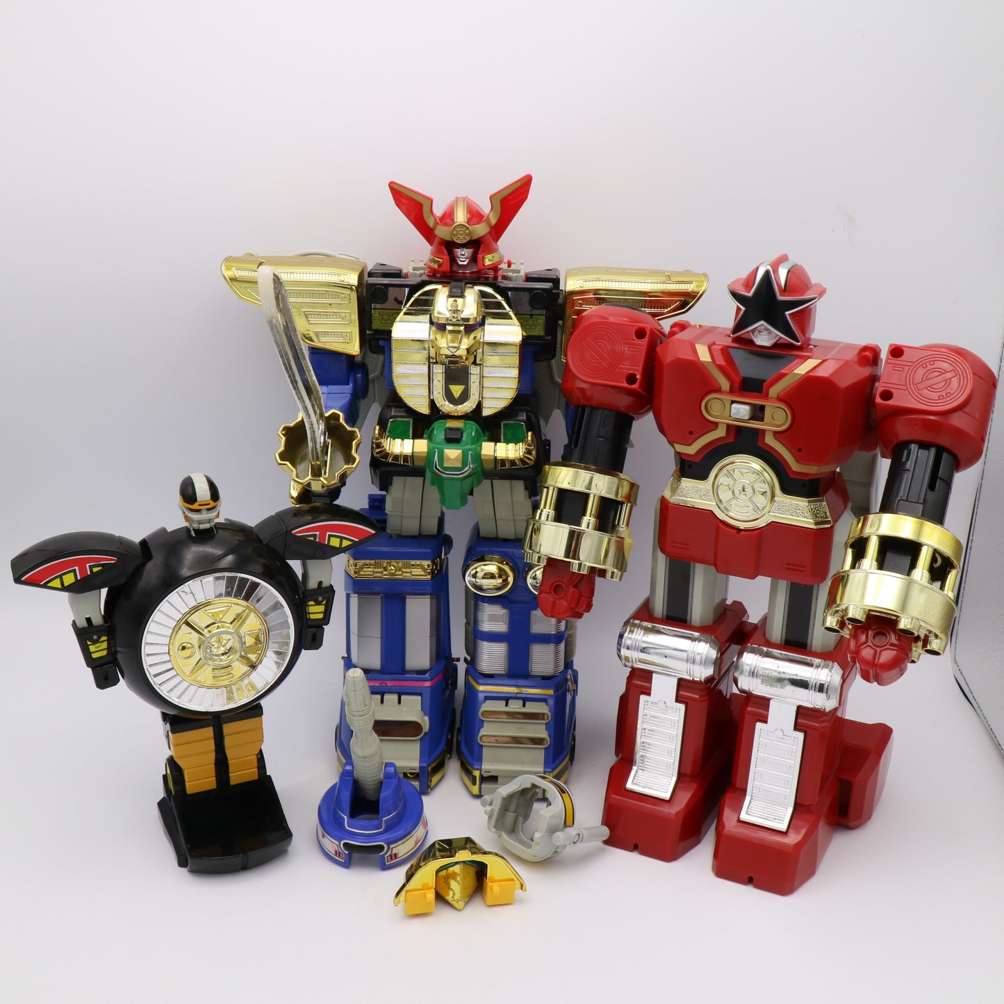 Zeo Mega Battlezord & Warrior Wheel Set/Power Rangers Zeo - Buster Ohranger Robo & Tackle Boy/Ohranger