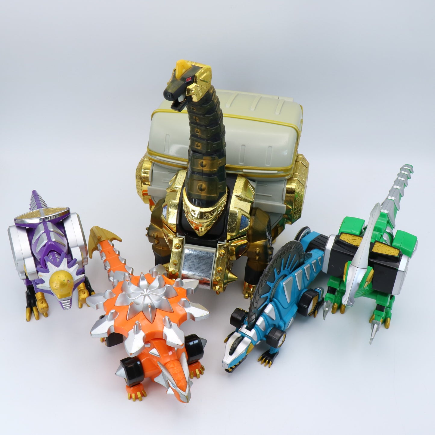Brachio, Dimetro, Parasaur, Ankylo & Cephala Zord 5-Pack/Power Rangers Dino Thunder - Abaranger