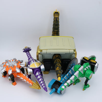 Brachio, Dimetro, Parasaur, Ankylo & Cephala Zord 5-Pack/Power Rangers Dino Thunder - Abaranger
