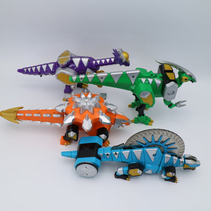 Brachio, Dimetro, Parasaur, Ankylo & Cephala Zord 5-Pack/Power Rangers Dino Thunder - Abaranger