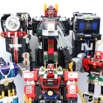 Lightspeed Megazord, Omega Megazord, Max Solarzord & Supertrain Megazord Complete Set/Power Rangers Lightspeed Rescue - GoGo Five