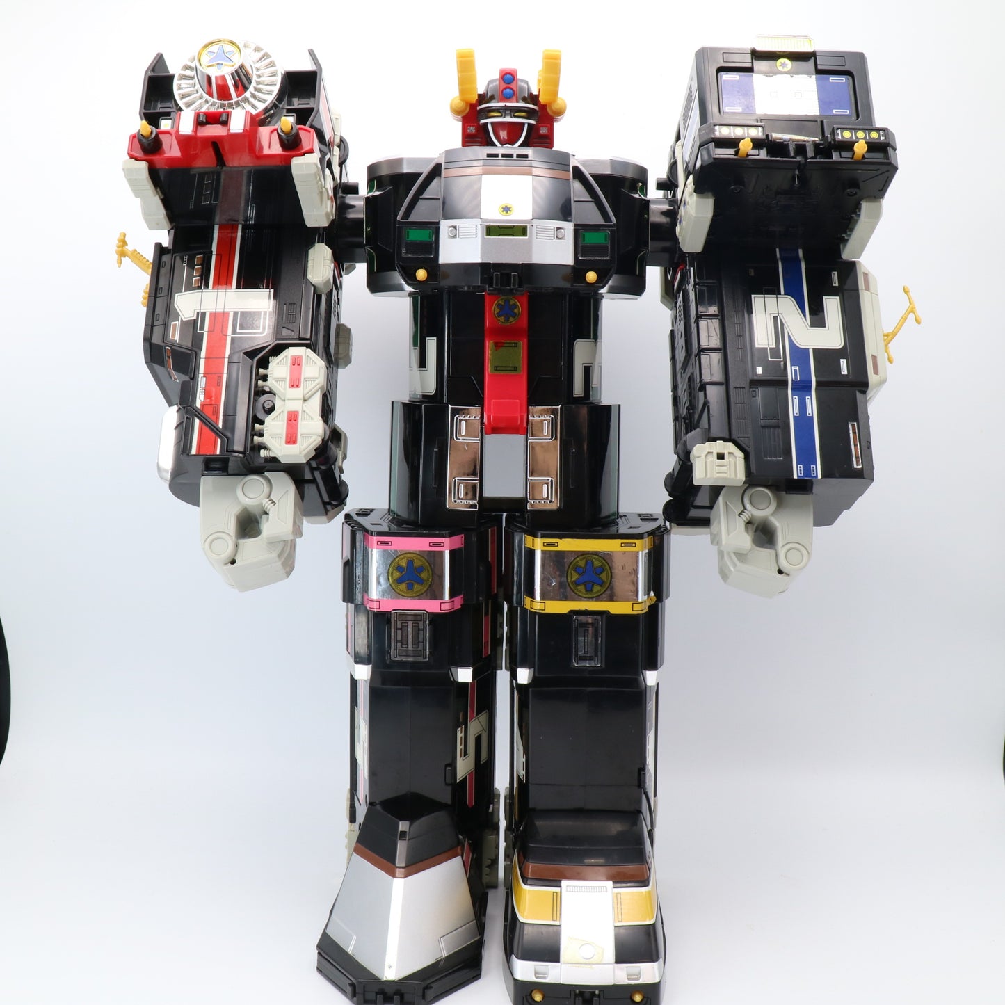 Lightspeed Megazord, Omega Megazord, Max Solarzord & Supertrain Megazord Complete Set/Power Rangers Lightspeed Rescue - GoGo Five