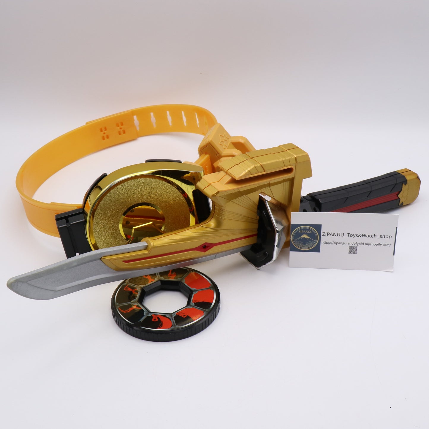 Spin Sword & Samurai Disc Buckle Set/Power Rangers Samurai - Shinkenmaru & Hiden Disc Buckle/Shinkenger