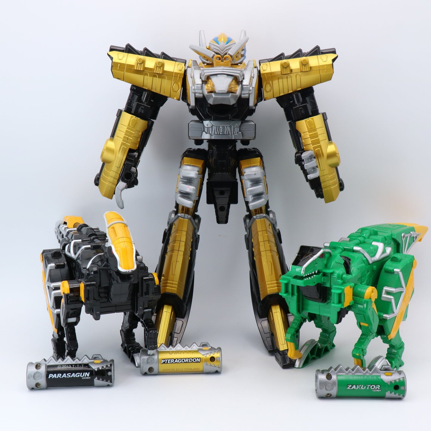 Ptera Charger Megazord, Para Zord & Raptor Zord Set/Power Rangers Dino Charge - Pteraiden-Oh, Parasagun & Zakutor/Kyoryuger