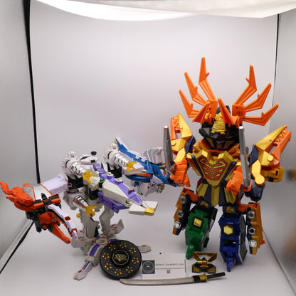 Samurai Megazord,Samurai Battle Cannon,Claw Battlezord/Power rangers Samurai