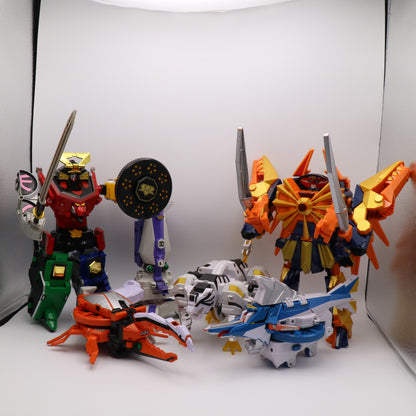Samurai Megazord,Samurai Battle Cannon,Claw Battlezord/Power rangers Samurai