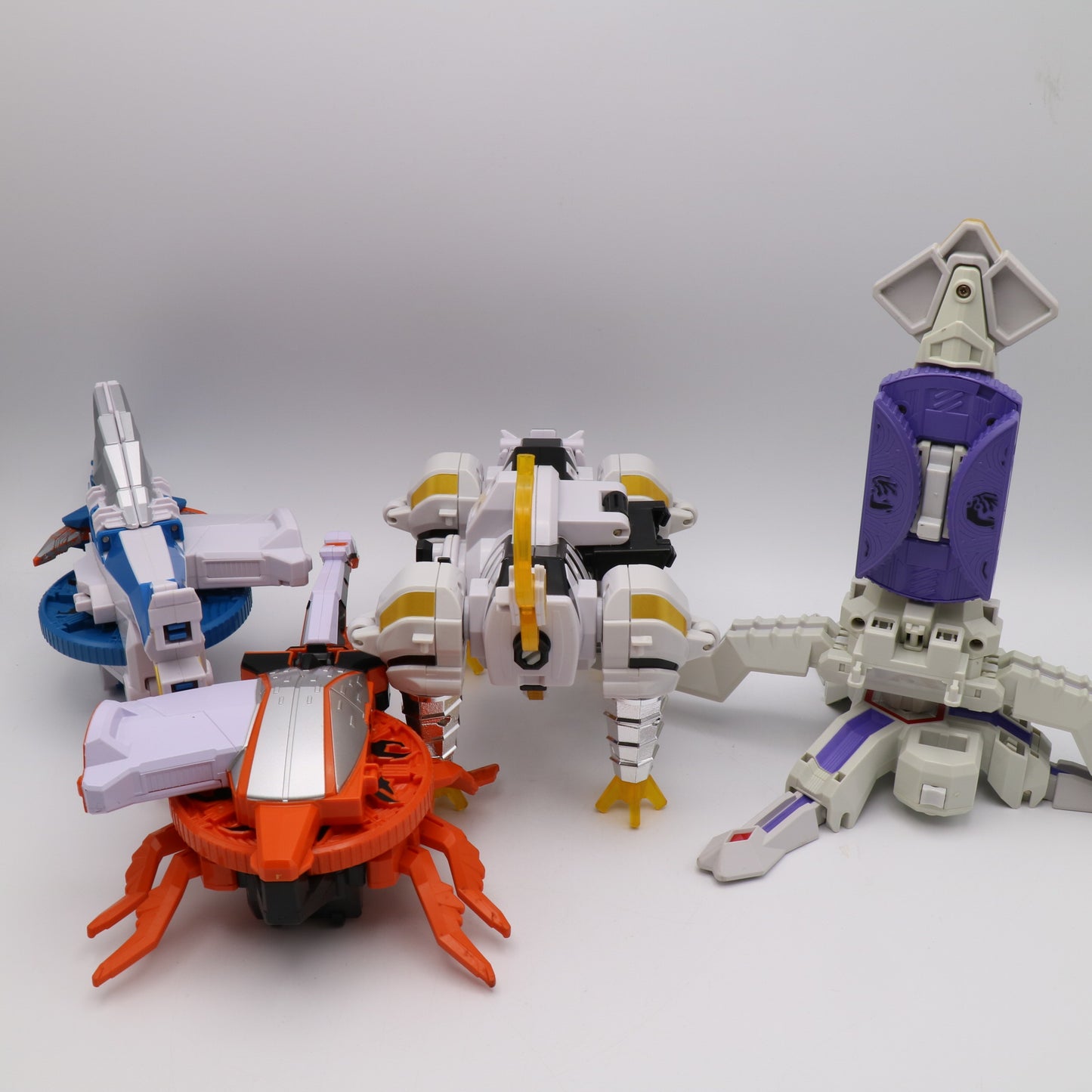 Samurai Megazord,Samurai Battle Cannon,Claw Battlezord/Power rangers Samurai